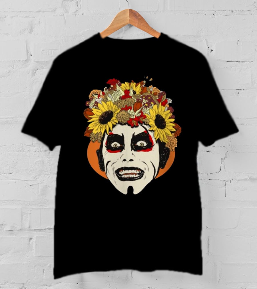 Danhausen Fallhausen Sunflower Face Paint WWE Wrestling T-Shirt