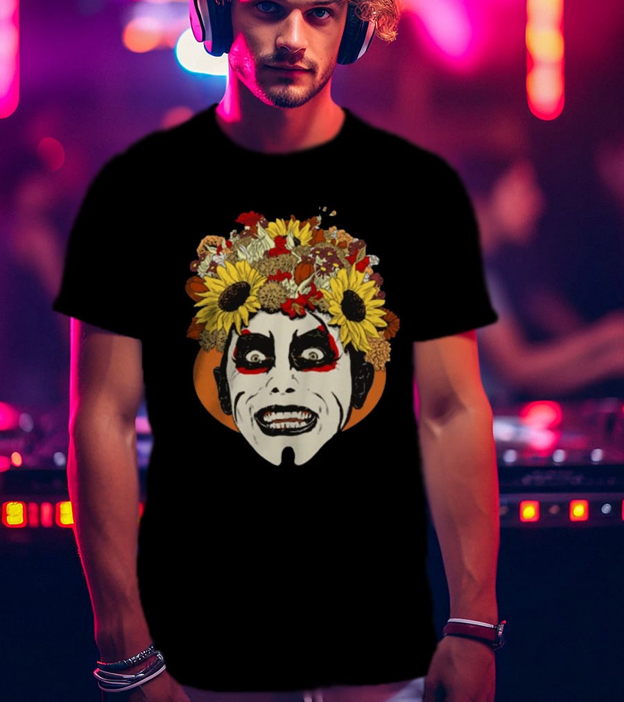 Danhausen Fallhausen Sunflower Face Paint WWE Wrestling T-Shirt