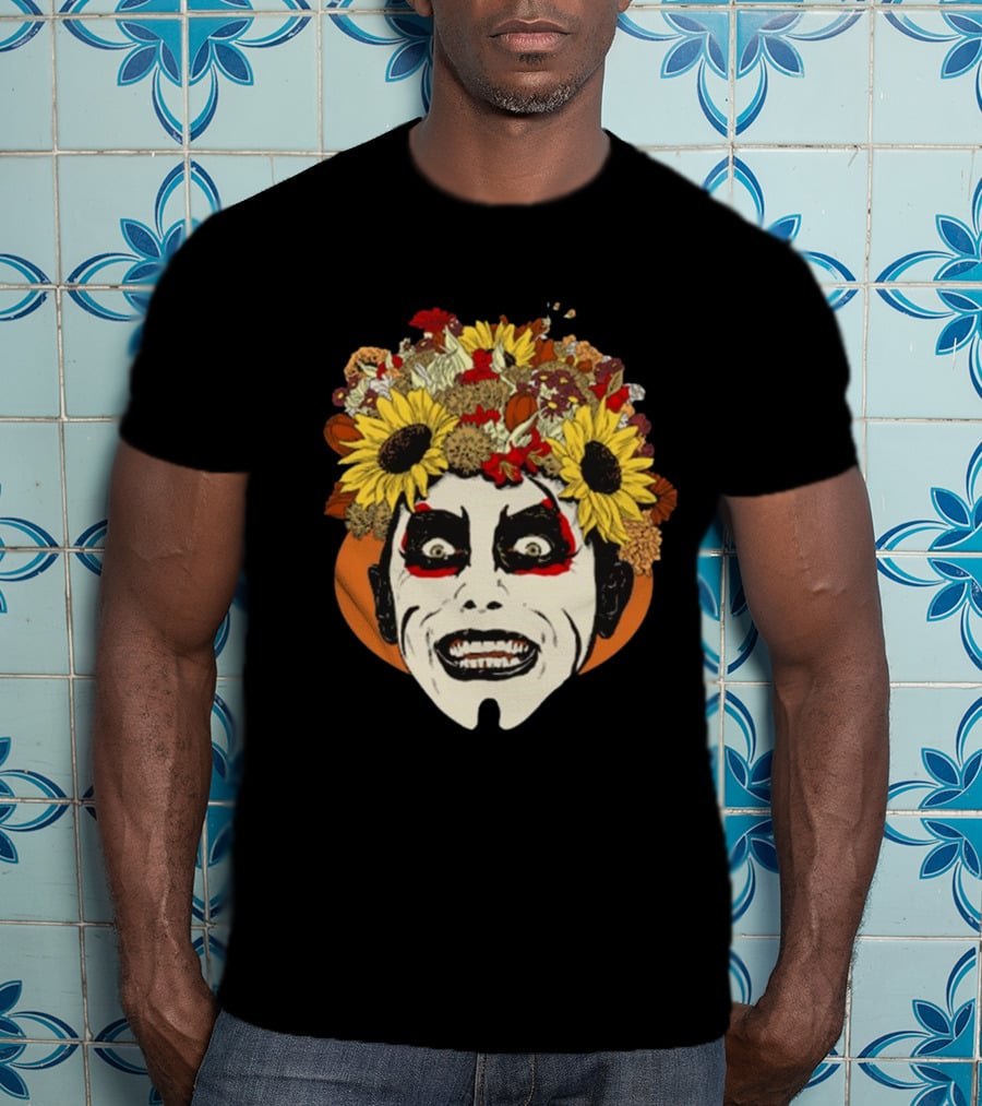 Danhausen Fallhausen Sunflower Face Paint WWE Wrestling T-Shirt