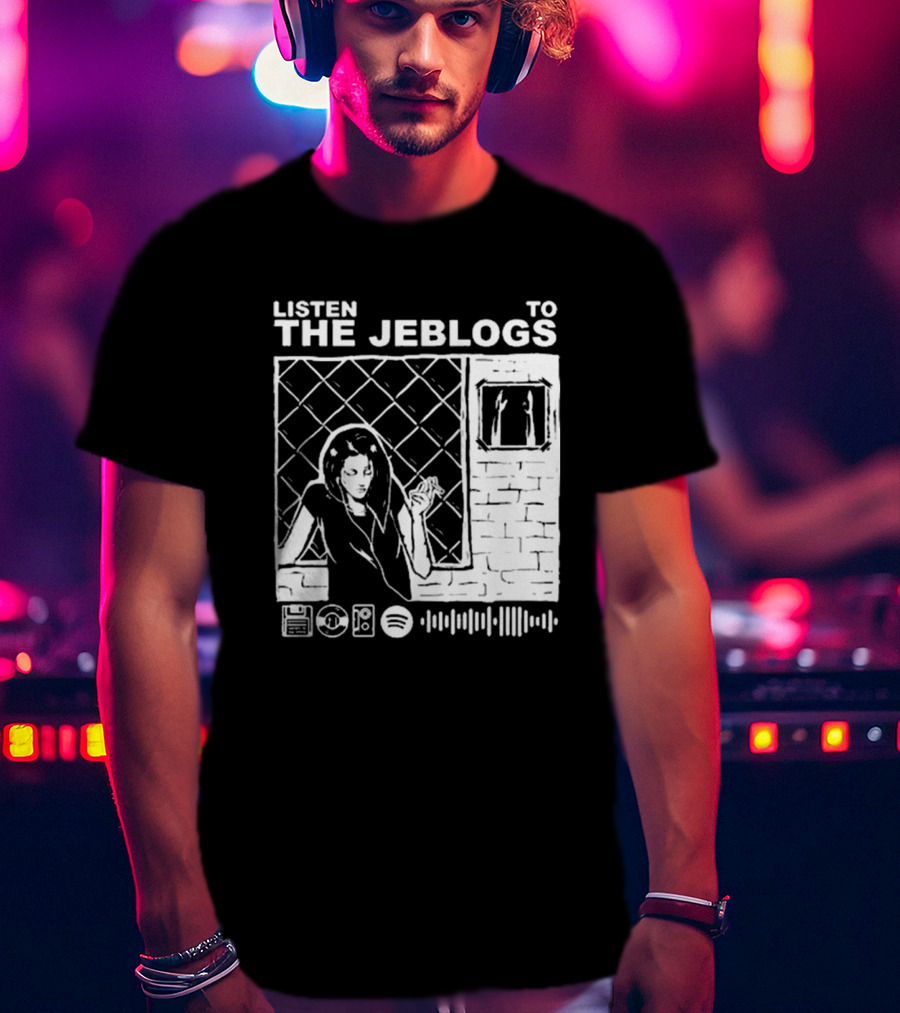 Listen To The Jeblogs Music Streaming Icons T-Shirt