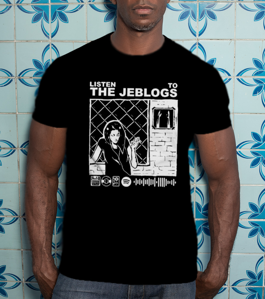 Listen To The Jeblogs Music Streaming Icons T-Shirt