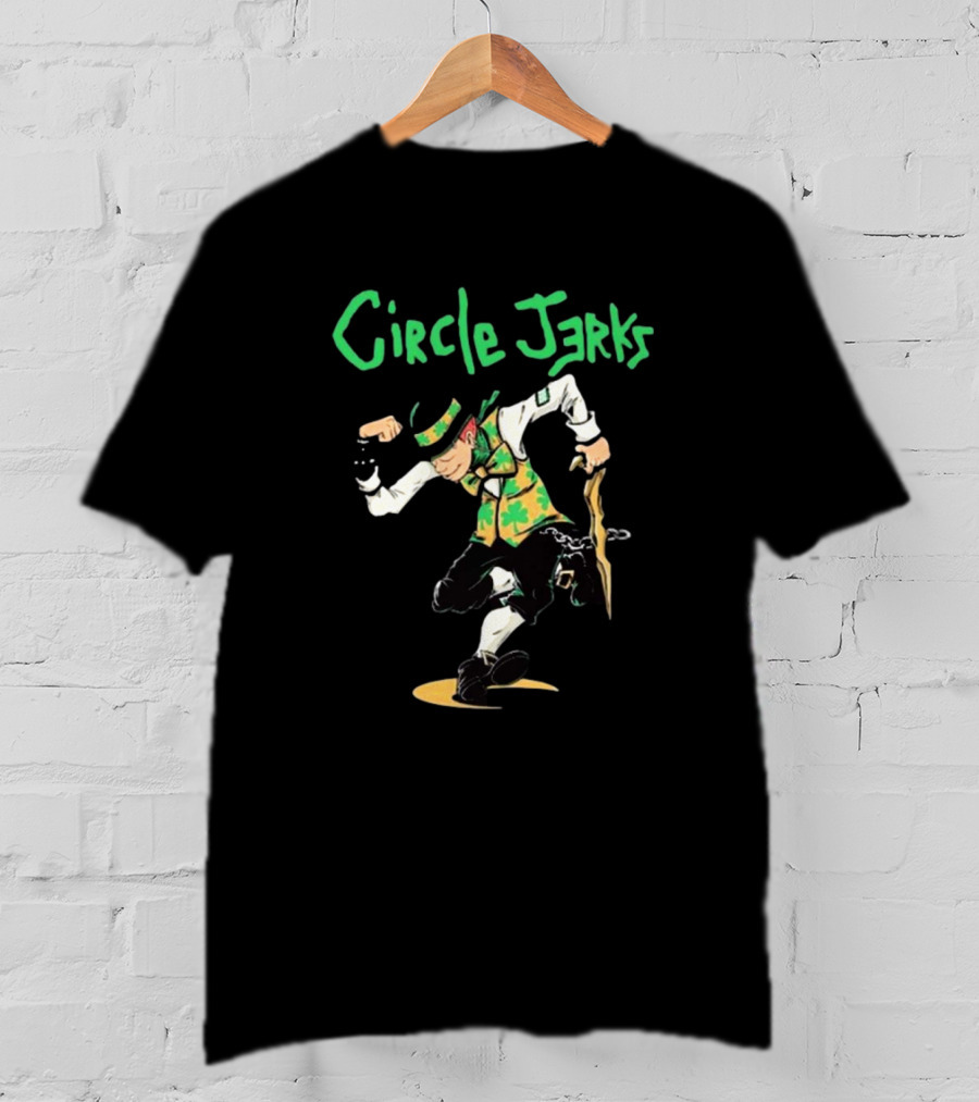 Circle Jerks Band Boston 24 Dance Leprechaun T-Shirt