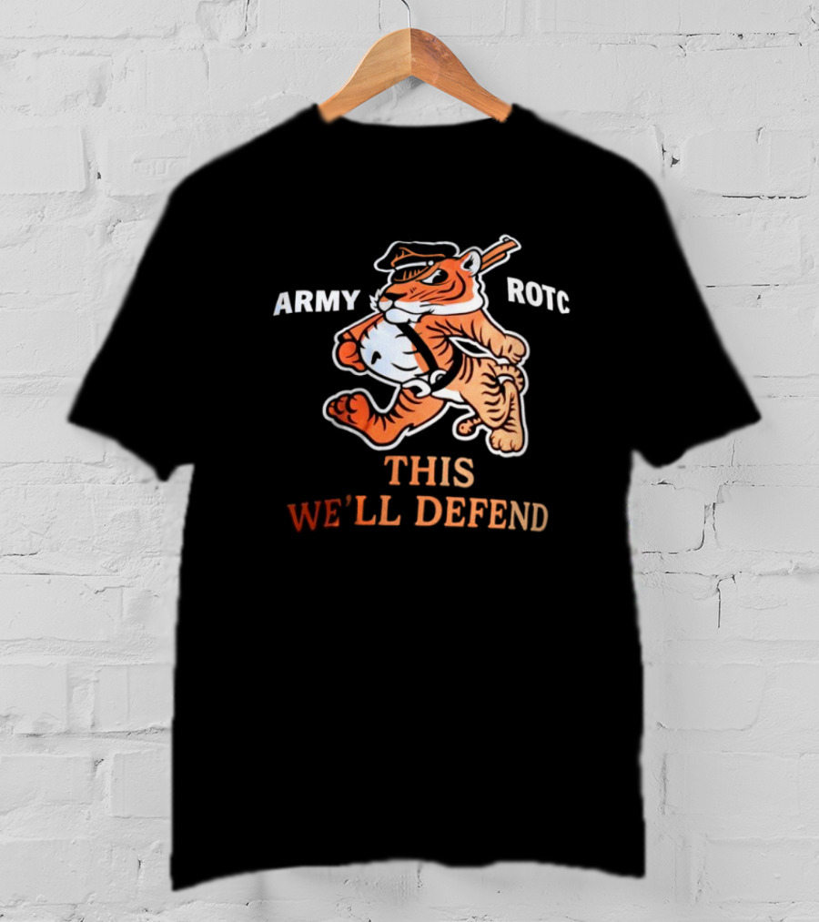 Clemson Tigers Army ROTC Mascot This We’ll Defend T-Shirt