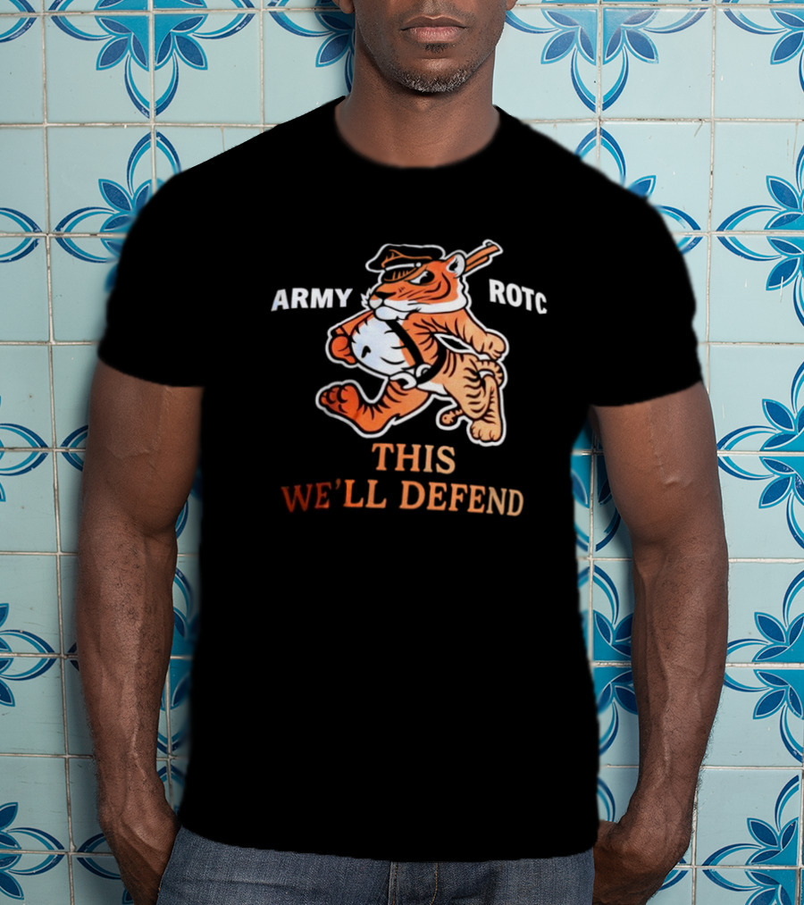Clemson Tigers Army ROTC Mascot This We’ll Defend T-Shirt