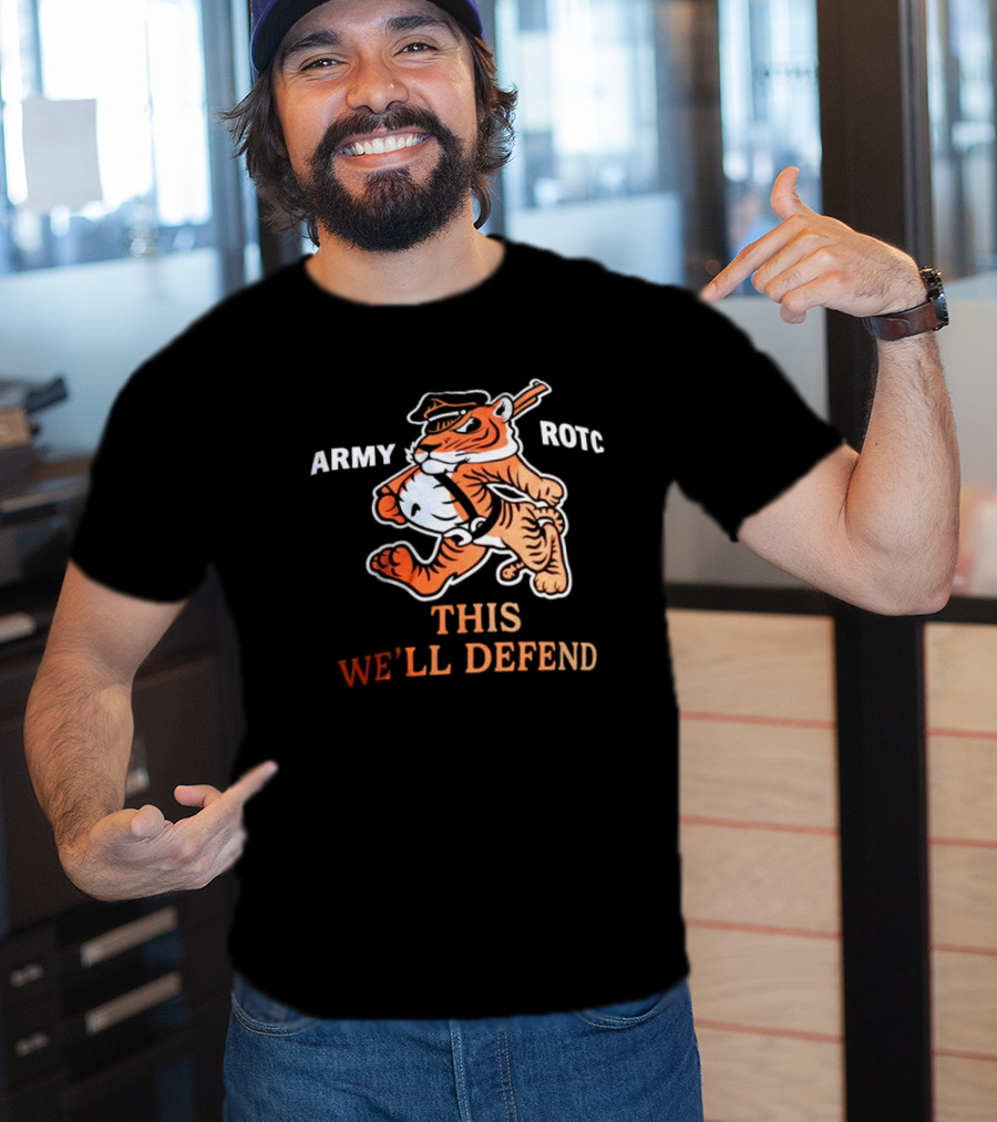 Clemson Tigers Army ROTC Mascot This We’ll Defend T-Shirt