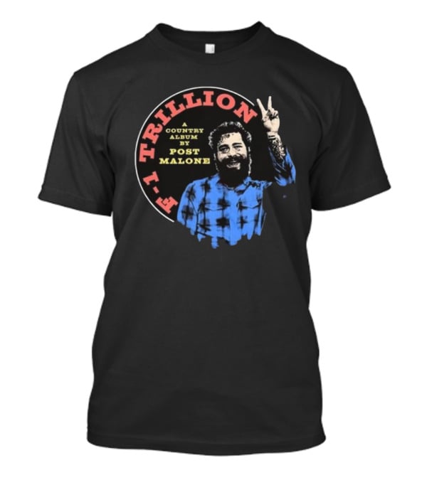 F-1 Trillion A Country Album By Post Malone Peace T-Shirt