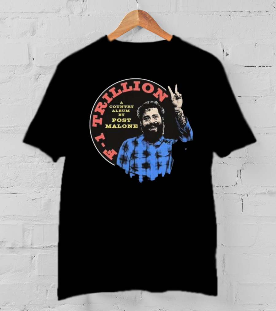 F-1 Trillion A Country Album By Post Malone Peace T-Shirt