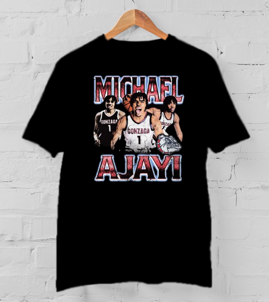 Michael Ajayi Gonzaga Bulldogs Basketball 90s T-Shirt