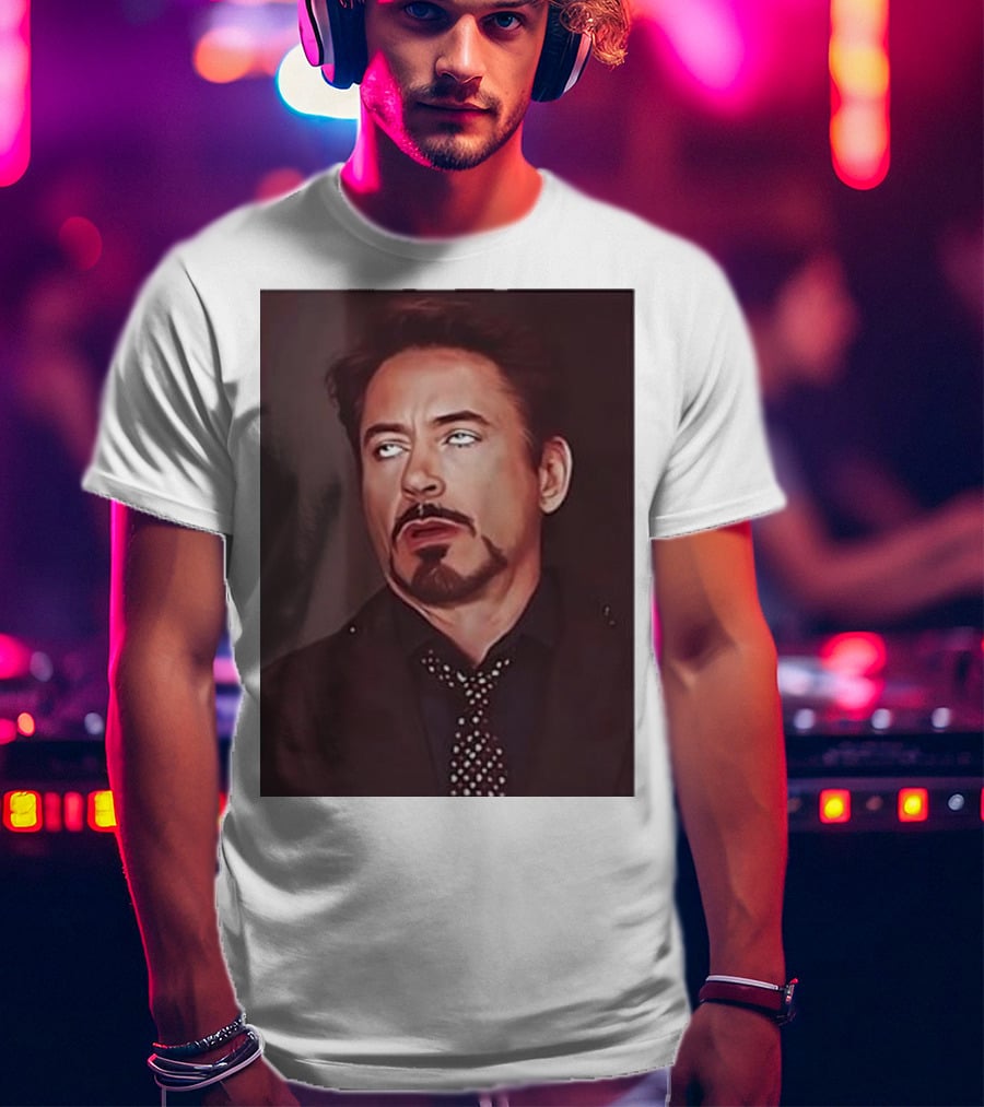 The RDJ Eye Roll Meme Face T-Shirt