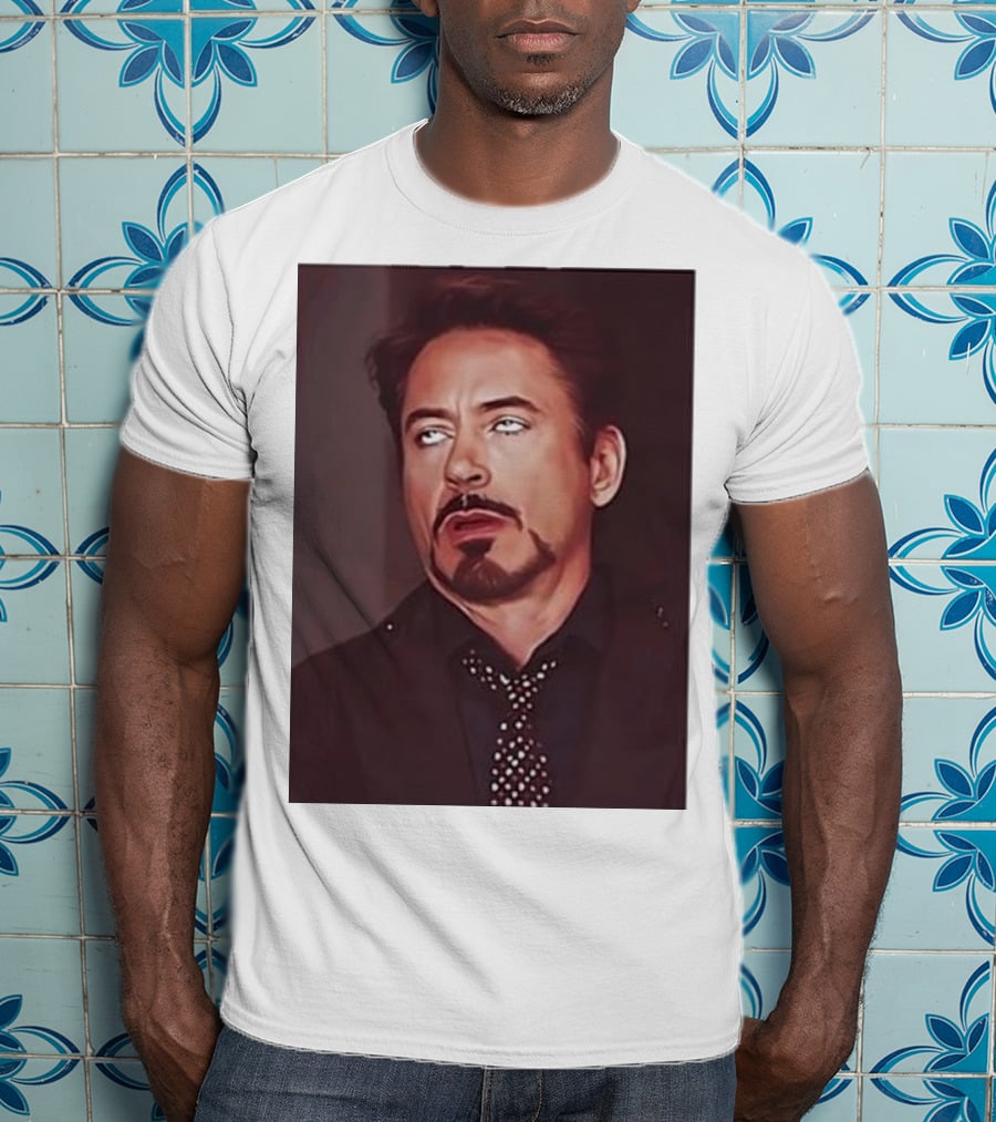 The RDJ Eye Roll Meme Face T-Shirt