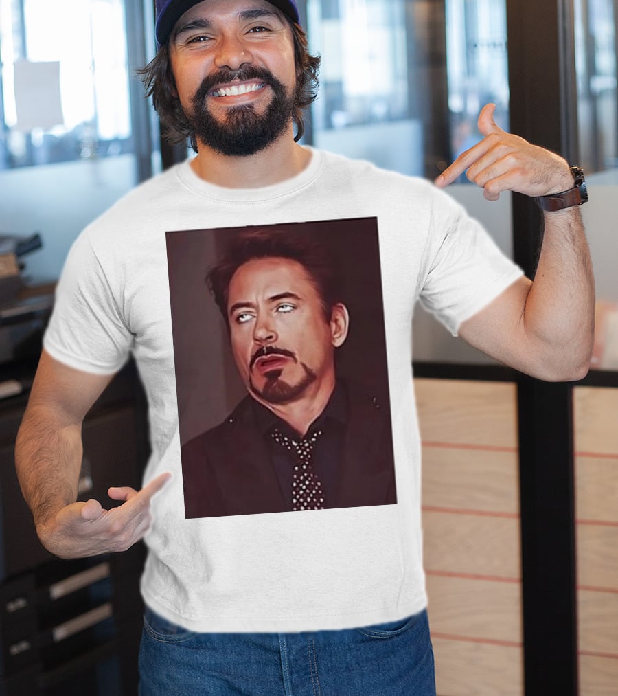 The RDJ Eye Roll Meme Face T-Shirt