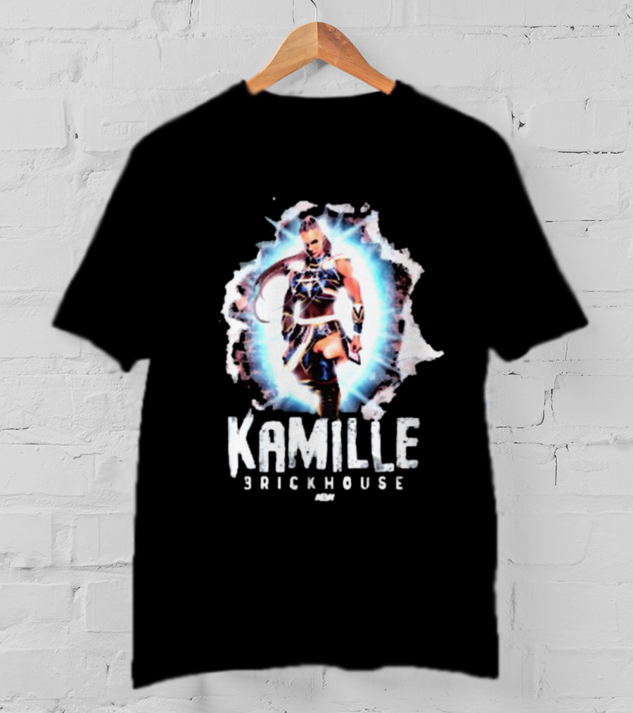 Kamille Brickhouse AEW Burst Impact T-Shirt