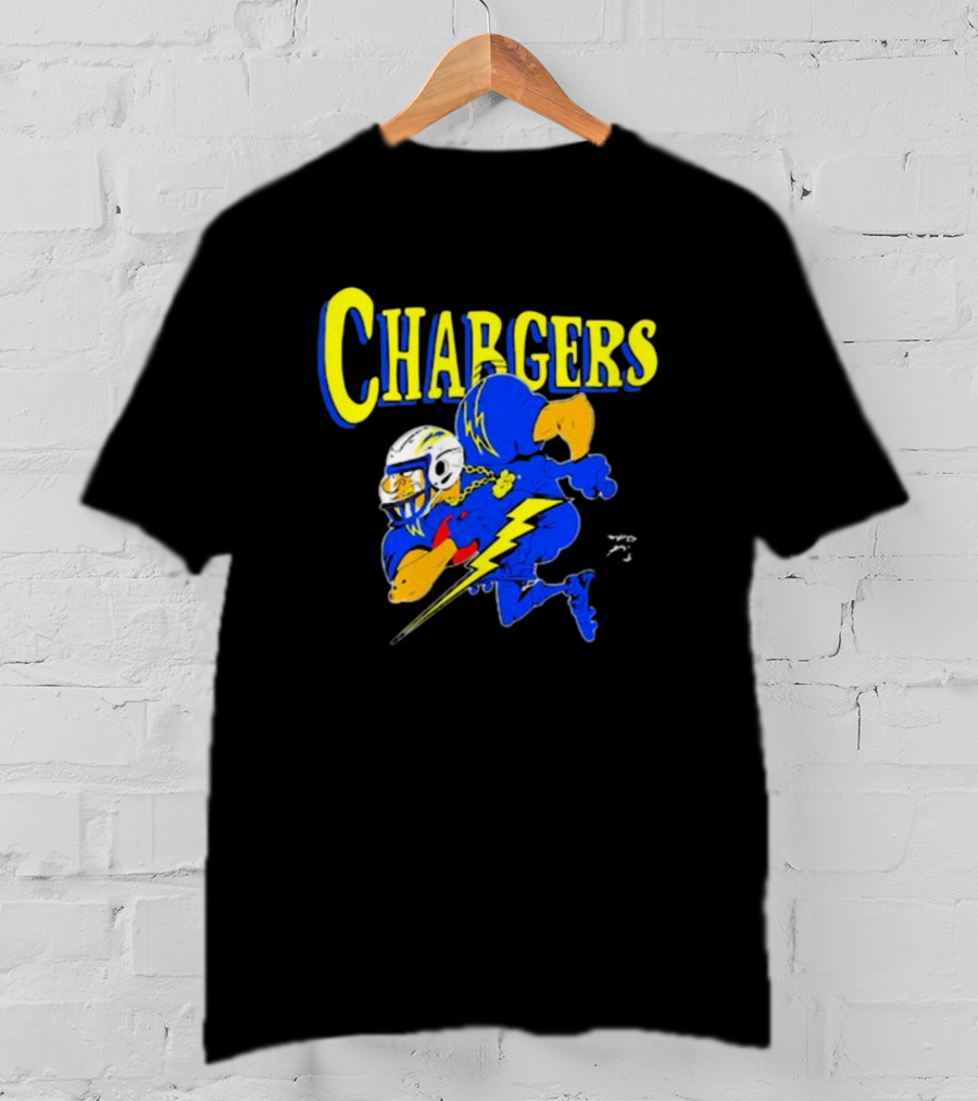 Los Angeles Chargers Crenshaw Skate Club Mascot Football Cartoon Character T-Shirt