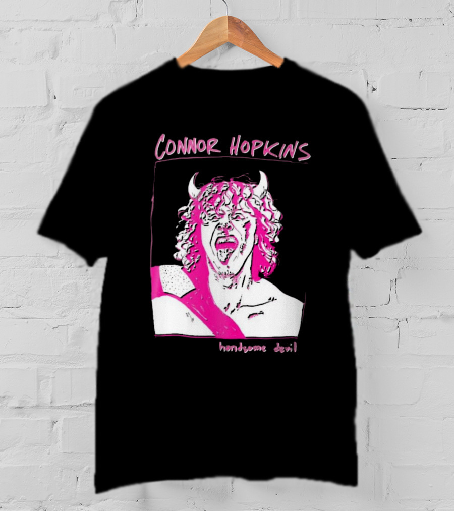 Connor Hopkins Handsome Devil Pink Horned T-Shirt