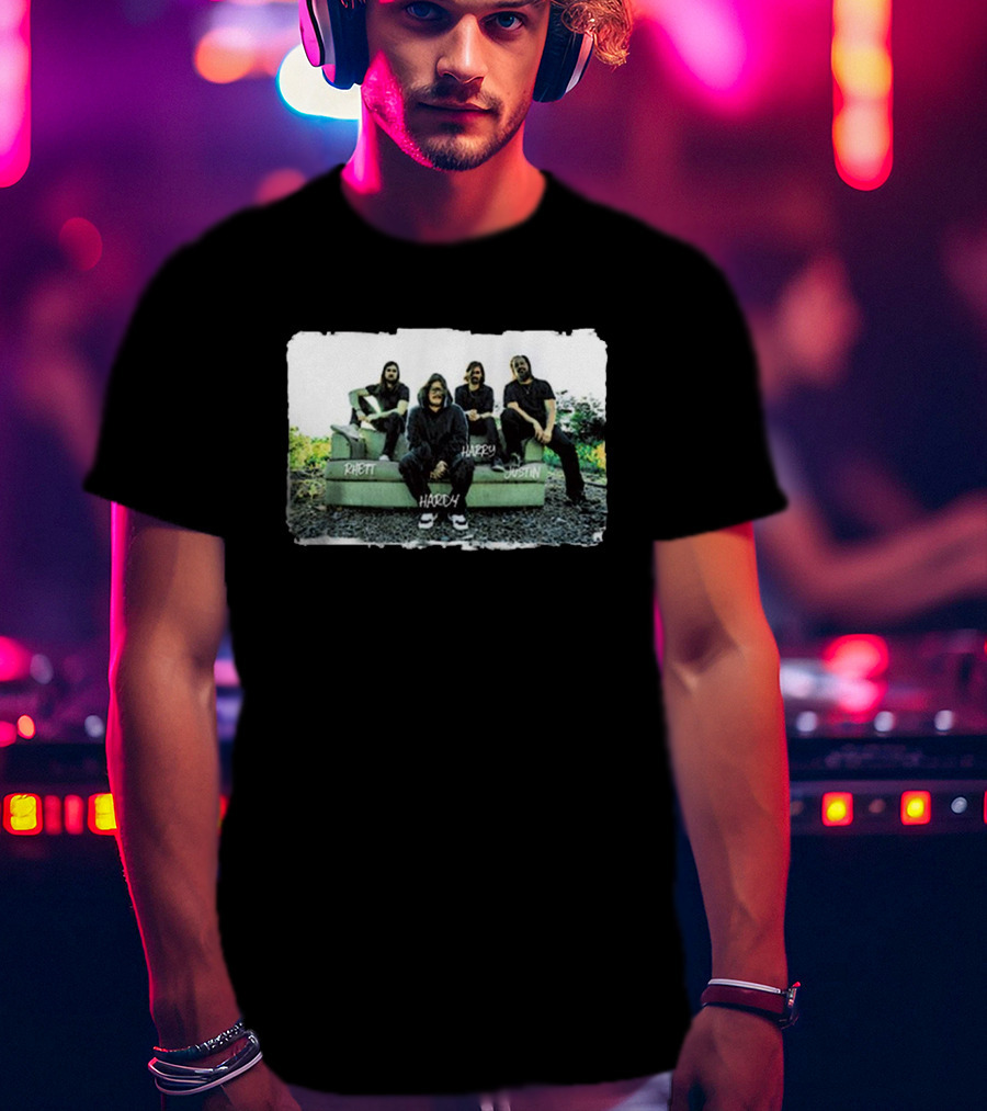 Rhett Hardy Harry Justin Band Photo T-Shirt