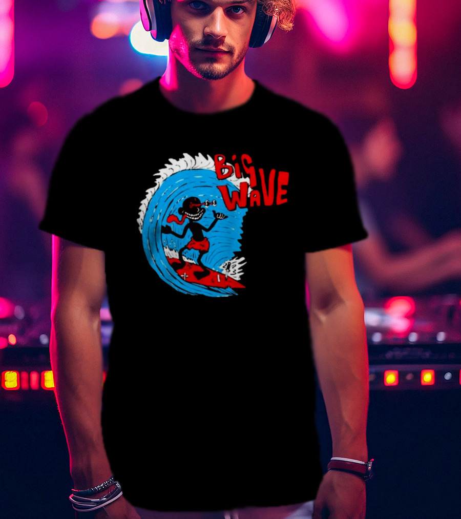Lil Darkie Big Wave Surfing Vintage T-Shirt
