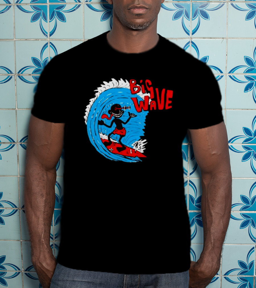 Lil Darkie Big Wave Surfing Vintage T-Shirt