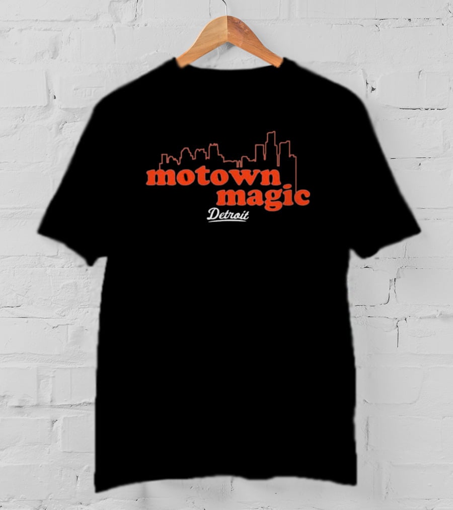 MLB Detroit Tigers Motown Magic Skyline Detroit T-Shirt