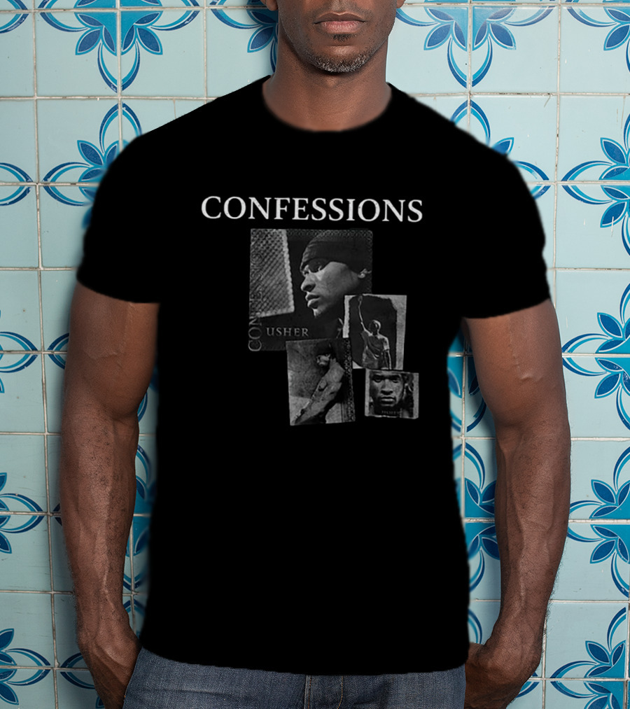 Confessions Usher Raymond IV Usher Album Cover Collage T-Shirt