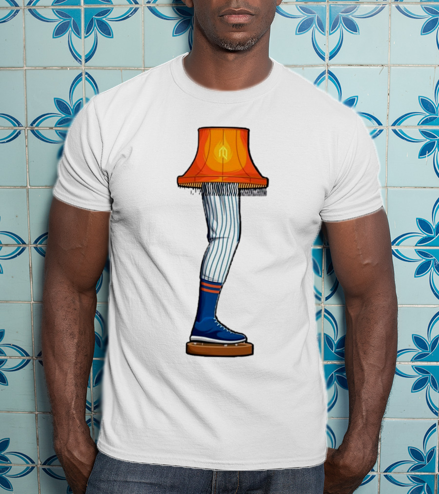 LGM Leg Lamp New York Mets MLB Baseball T-Shirt