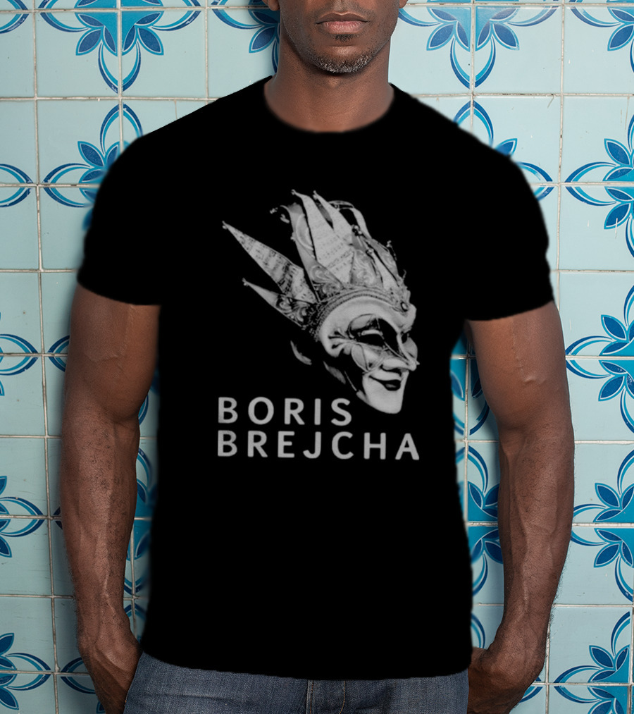 Boris Brejcha Joker Mask Monochrome Music Concept T-Shirt