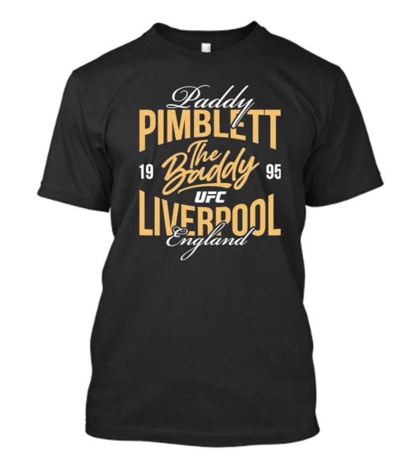Paddy Pimblett The Baddy UFC Liverpool England 1995 T-Shirt