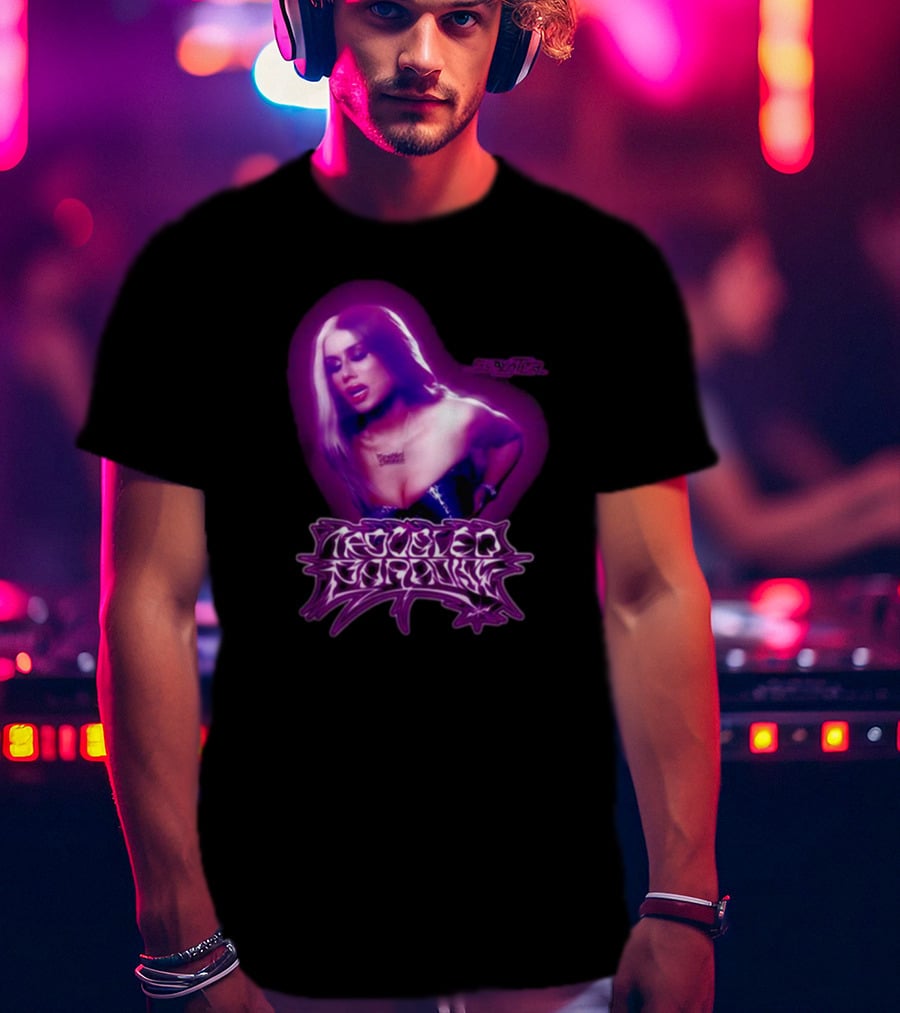 Slayyyter Troubled Paradise Purple Aura T-Shirt