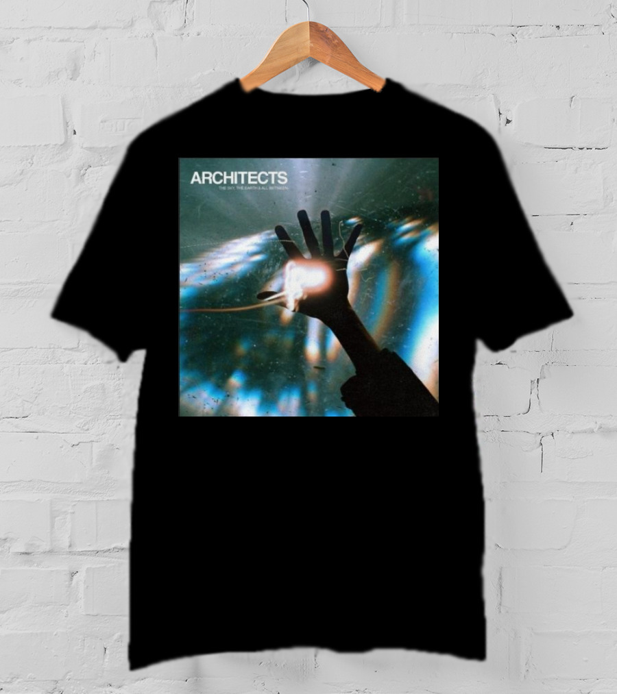 ARCHITECTS The Sky, The Earth And All Between Hand Through Light Rays T-Shirt