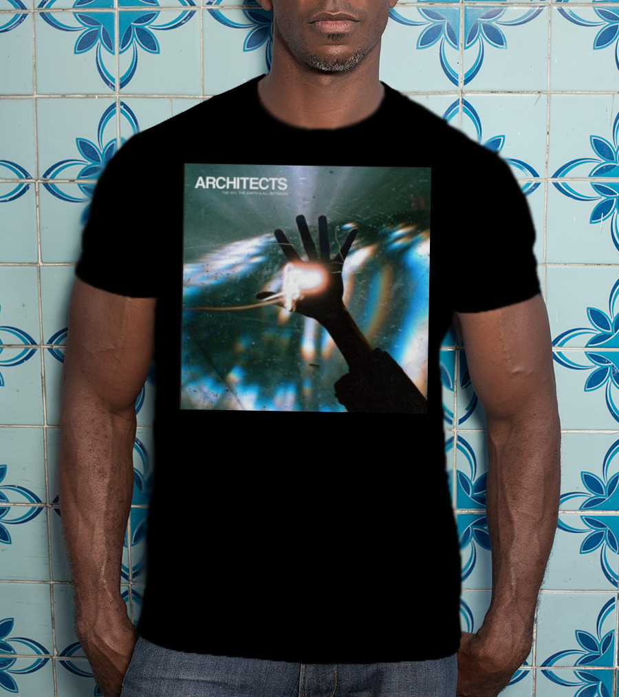 ARCHITECTS The Sky, The Earth And All Between Hand Through Light Rays T-Shirt