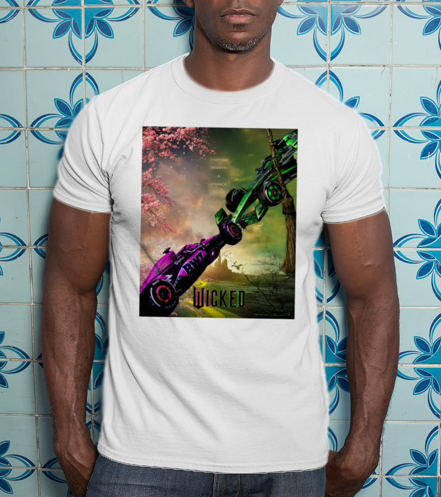 Wicked Everyone Deserves A Chance To Fly Racing Cars Vertical Sky Forest T-Shirt