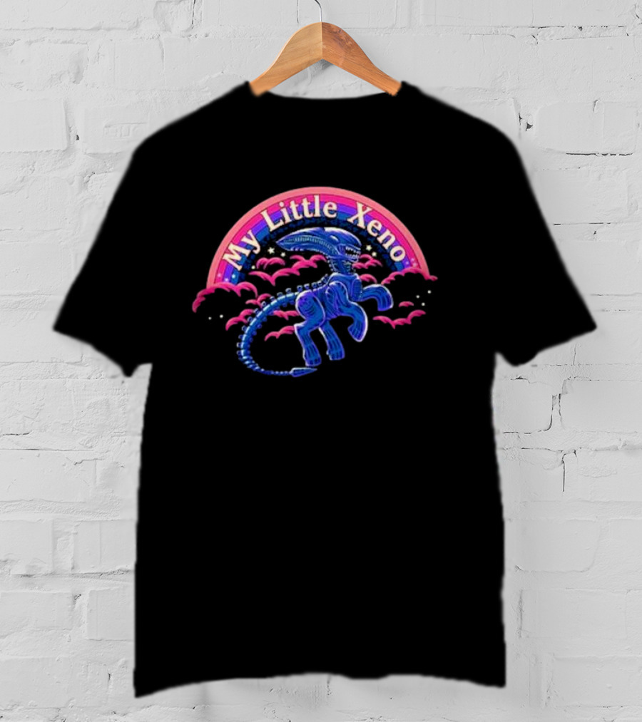 My Little Xeno Alien Creature In The Clouds T-Shirt