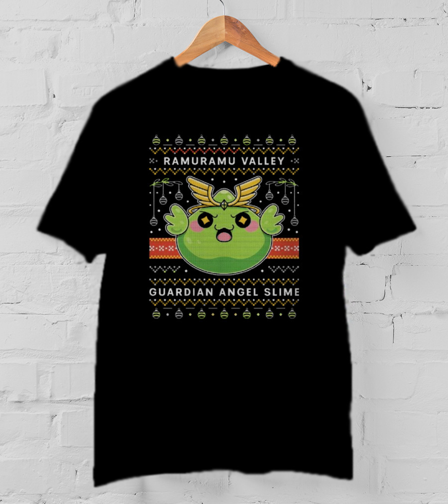 Ramuramu Valley Guardian Angel Slime Ugly Christmas T-Shirt