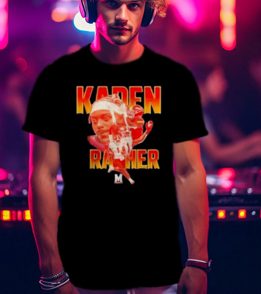 Kaden Prather Maryland Terrapins Football Player Collage T-Shirt