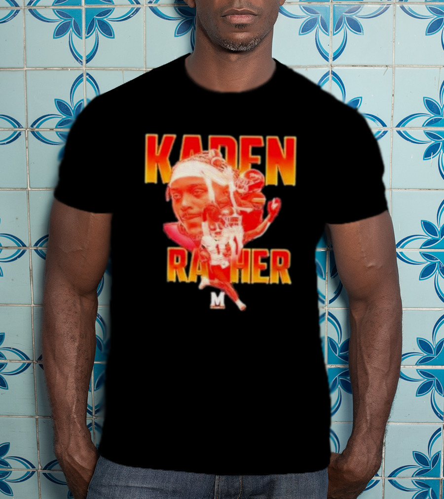 Kaden Prather Maryland Terrapins Football Player Collage T-Shirt