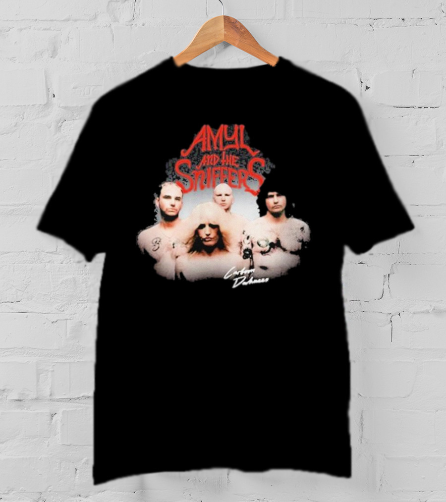 Amyl And The Sniffers Band Comfort To Me Logo Photo T-Shirt