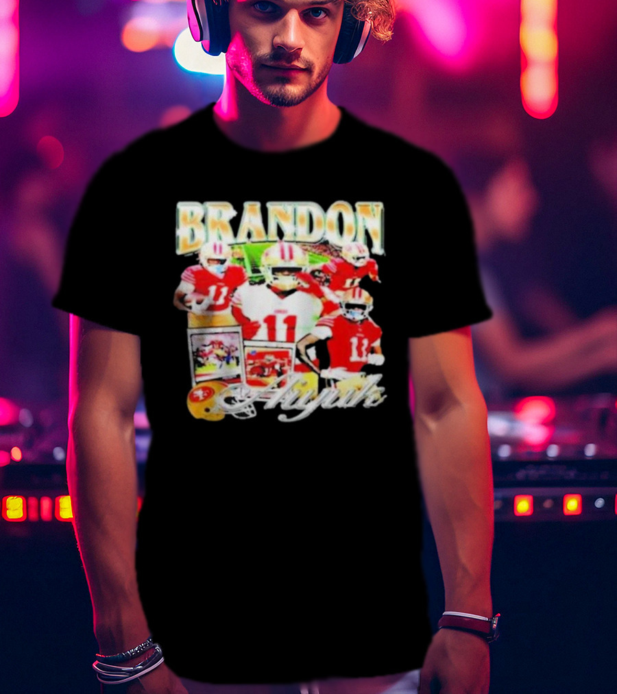 Brandon Aiyuk San Francisco 49ers Football Collage BA IGYB T-Shirt