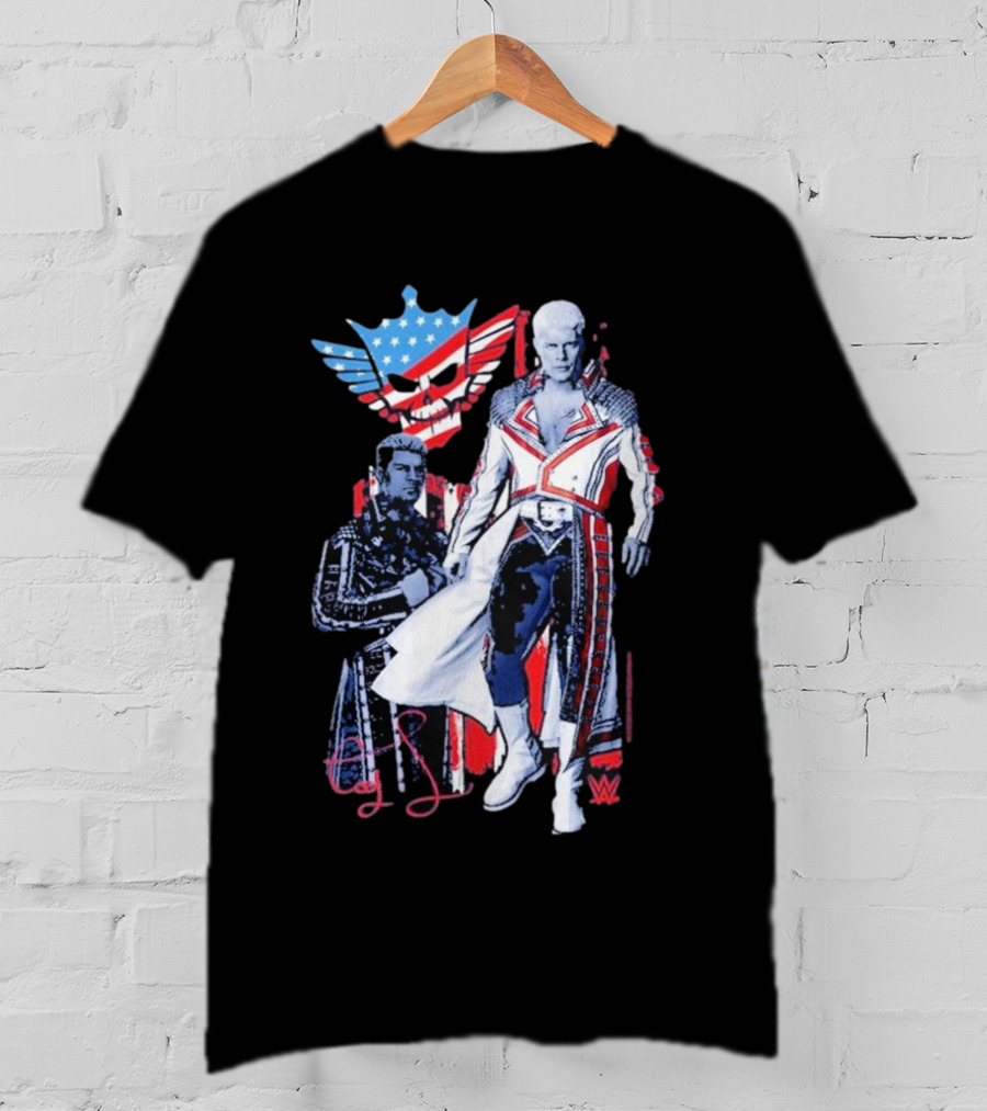 Mad Engine Cody Rhodes American Nightmare WWE T-Shirt