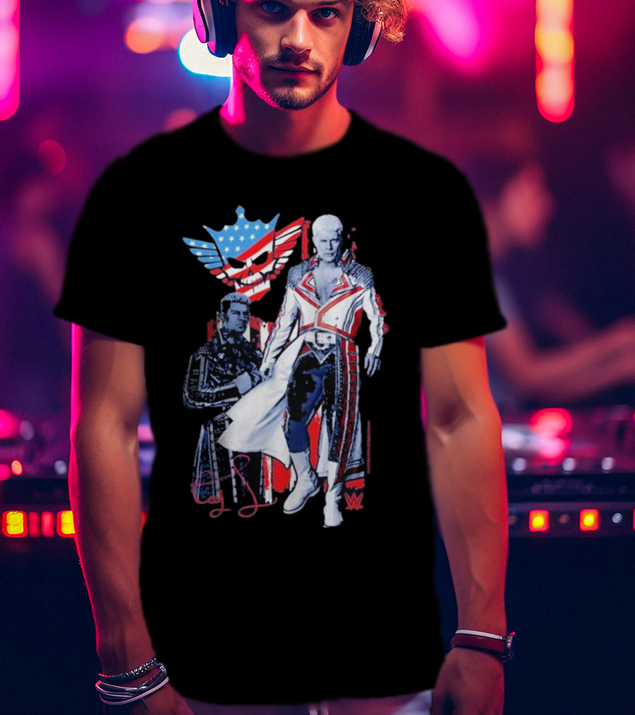 Mad Engine Cody Rhodes American Nightmare WWE T-Shirt