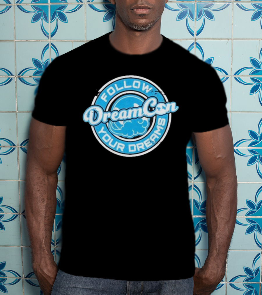 DreamCon Follow Your Dreams Dreamconvention Standard Cloud Badge T-Shirt