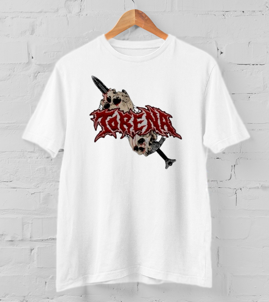 Torena Sword Piercing Skulls T-Shirt