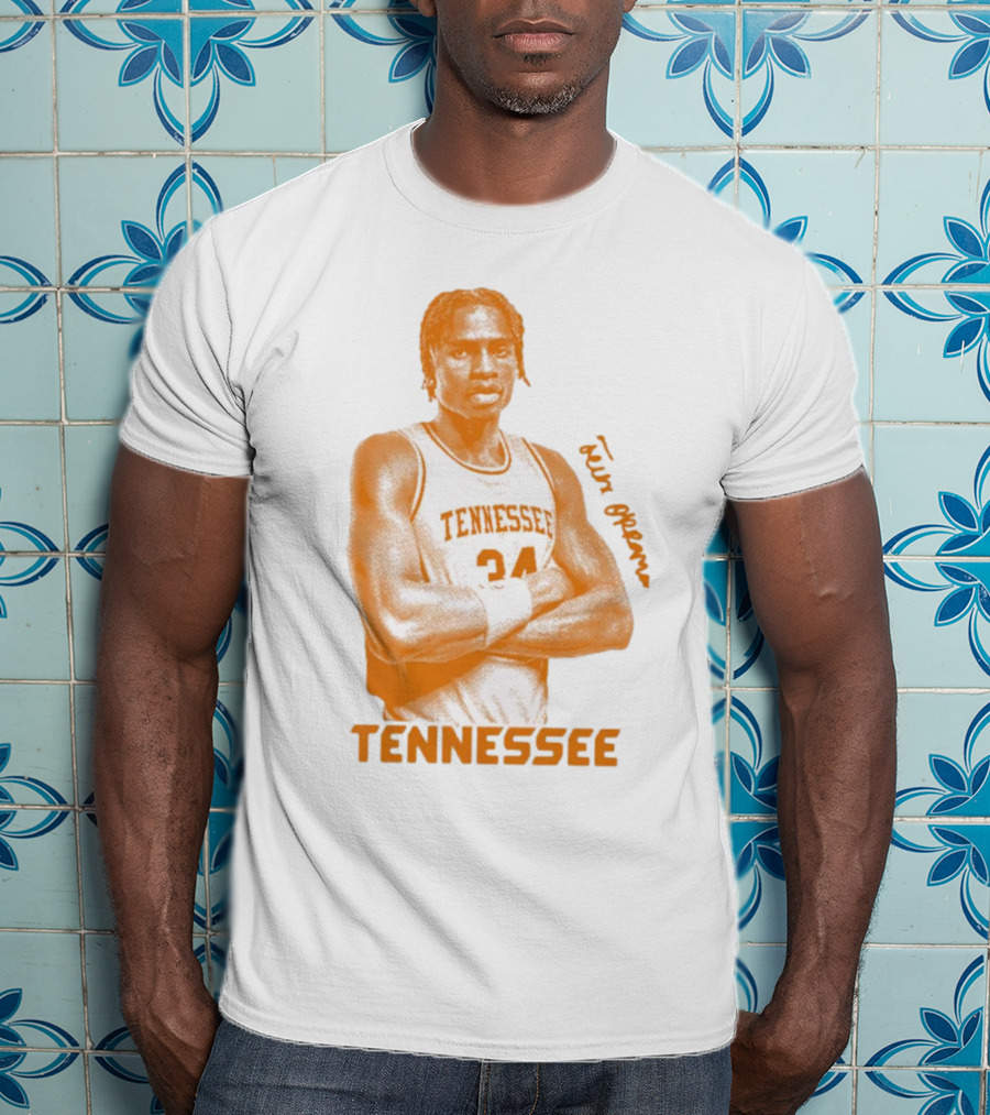 Felix Okpara Tennessee Basketball 34 Signature T-Shirt