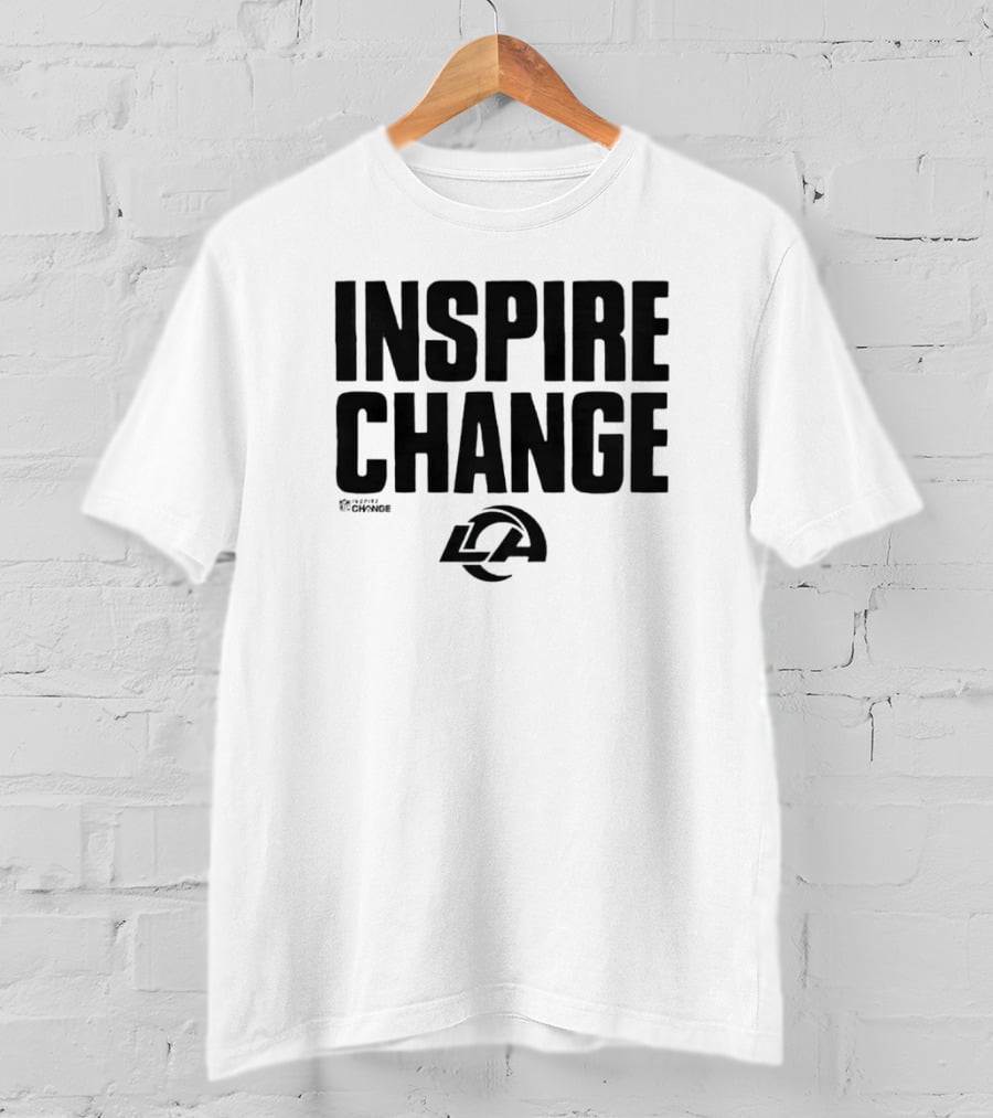 Los Angeles Rams Inspire Change LA Logo NFL T-Shirt