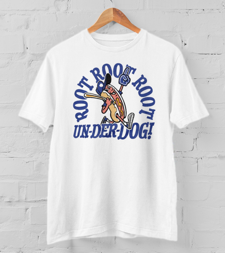 Root Root Root Un-Der-Dog Kansas City Royals MLB Blue October T-Shirt