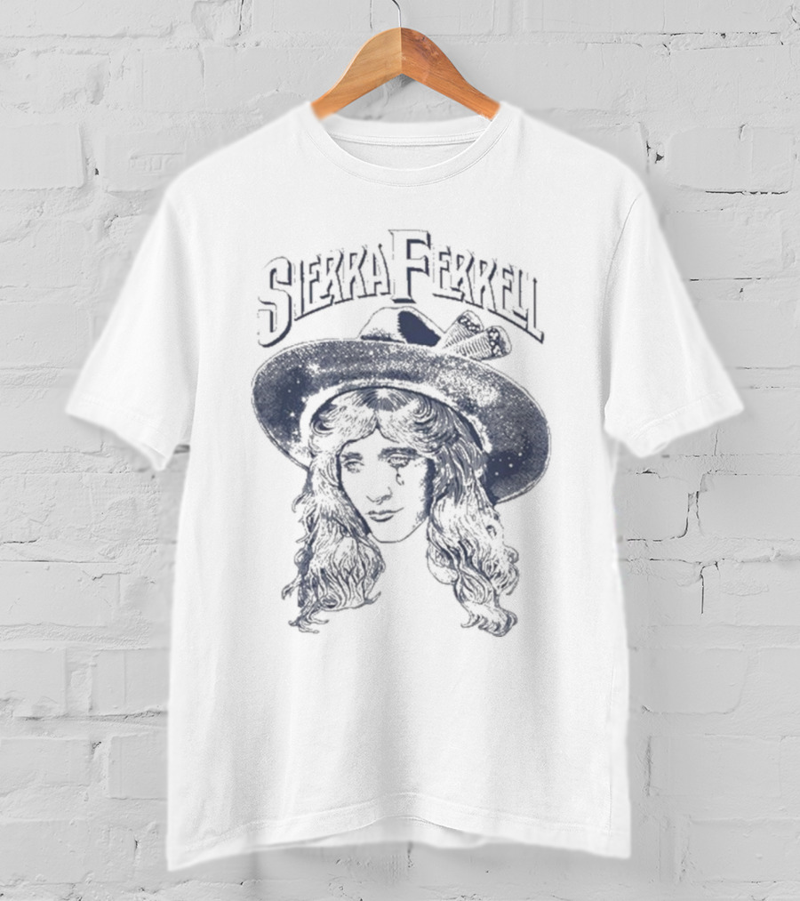 Sierra Ferrell Floating Head With Hat And Long Hair T-Shirt