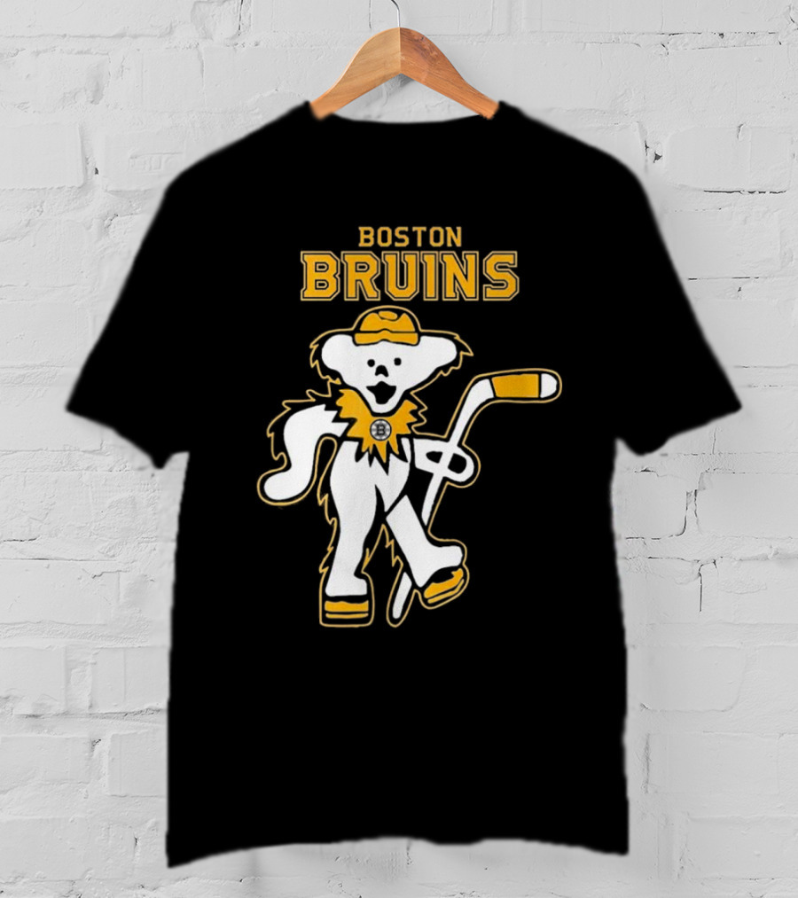 Boston Bruins Grateful Dead Dancing Bear T-Shirt