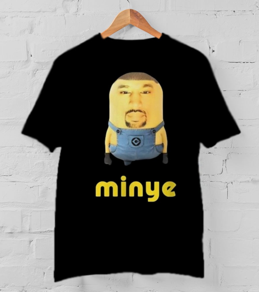 Dippytees Minye Minion Crossover Character Face T-Shirt