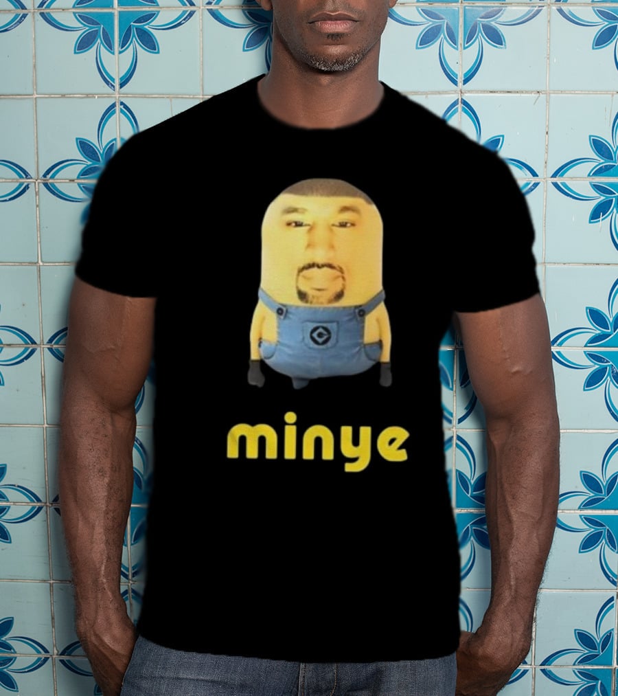 Dippytees Minye Minion Crossover Character Face T-Shirt