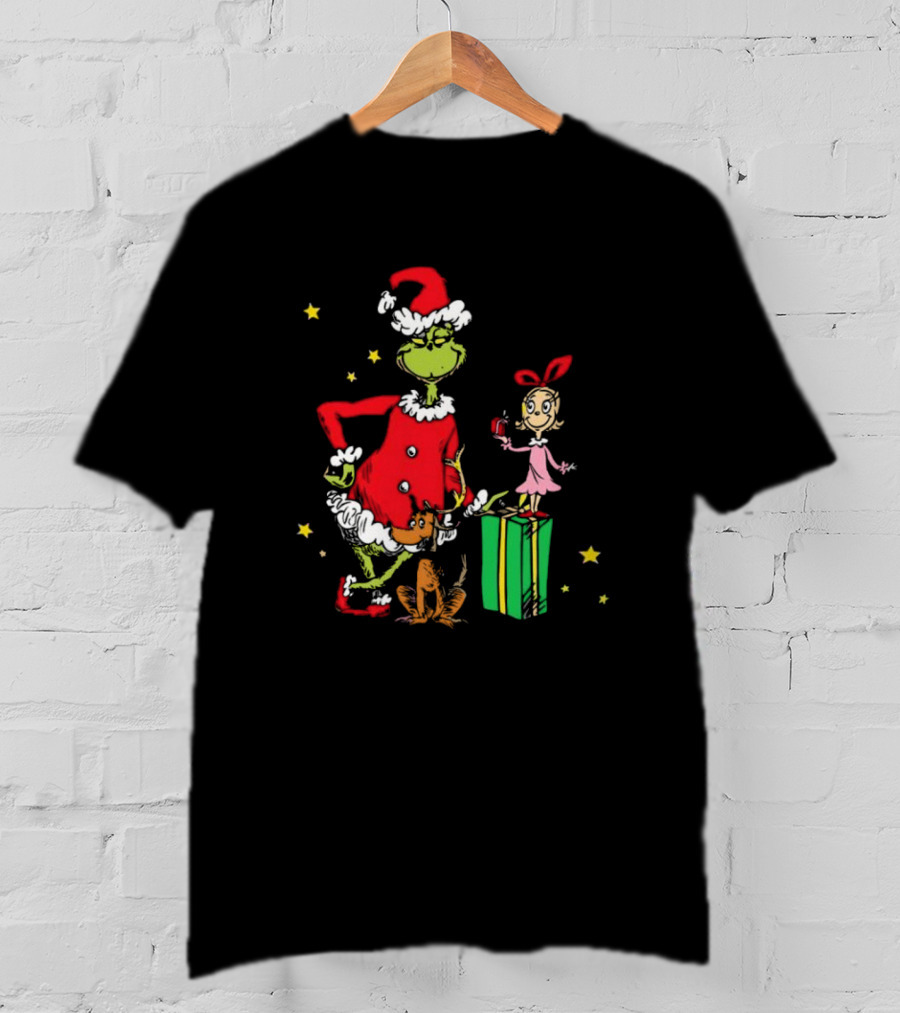 Grinch Cindy Lou Who Max Grinchmas Merry Christmas T-Shirt