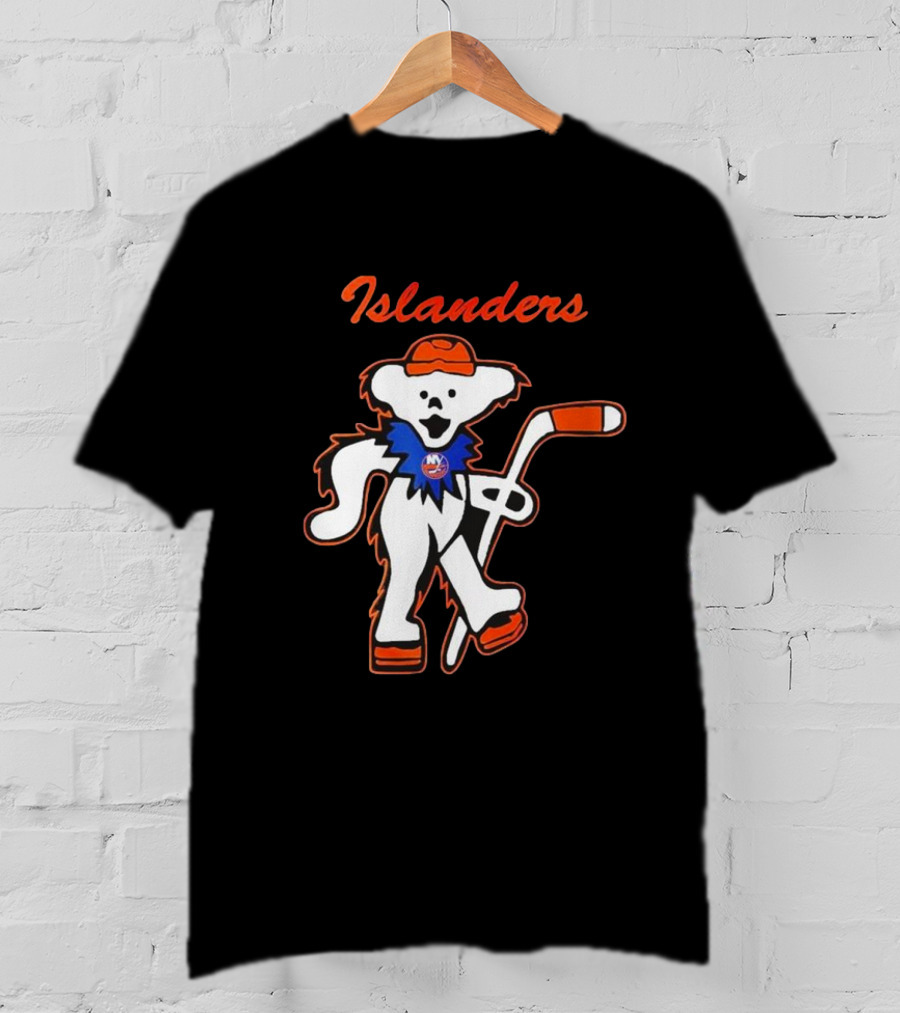New York Islanders Hockey Grateful Dead Dancing Bear T-Shirt