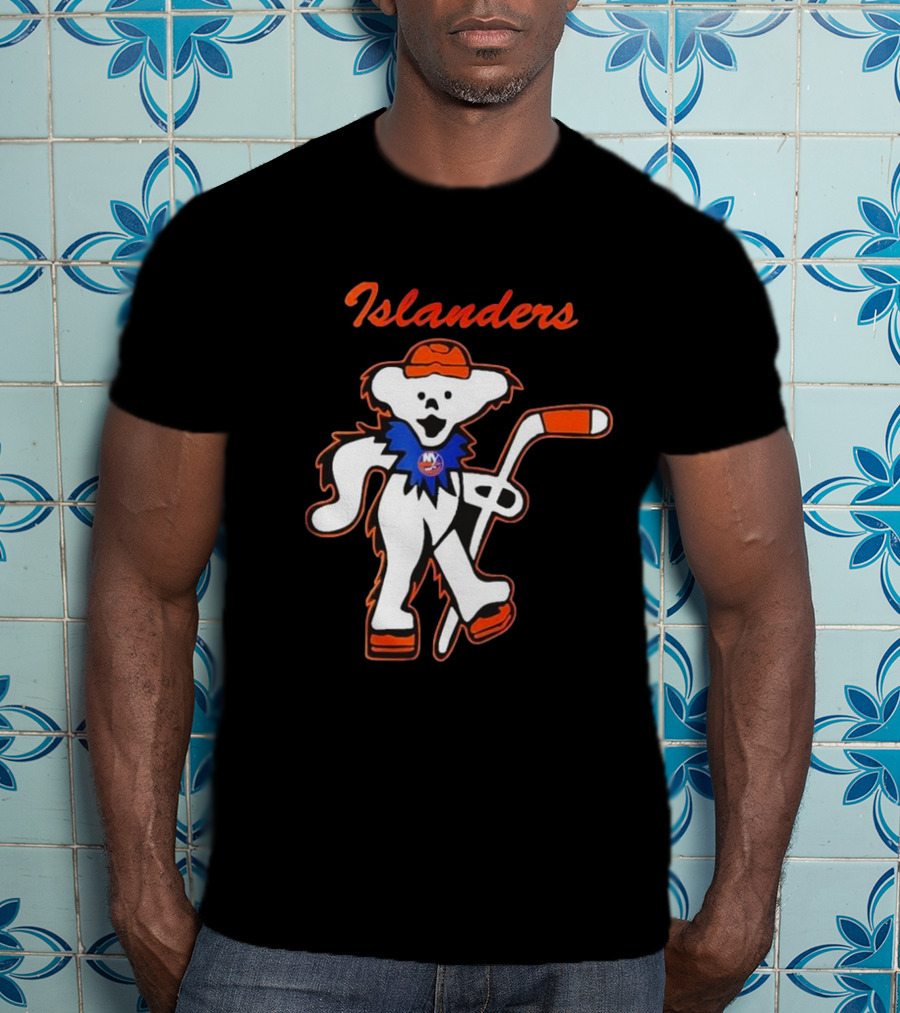 New York Islanders Hockey Grateful Dead Dancing Bear T-Shirt